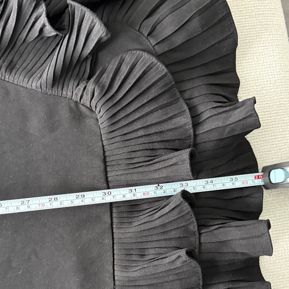 Black Ruffle Mini Dress - Picture 8 of 8